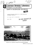 Cover page: CONSTANT PRESSURE CHARGING OF A LIQUID DOMINATED GEOTHERMAL RESERVOIR