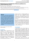 Cover page: Nivolumab-associated Stevens-Johnson syndrome in a patient with lung cancer