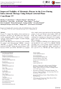 Cover page: Improved Visibility of Metastatic Disease in the Liver During Intra-Arterial Therapy Using Delayed Arterial Phase Cone-Beam CT