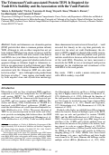 Cover page: The Telomerase/Vault-Associated Protein Tep1 Is Required for Vault RNA Stability and Its Association with the Vault Particle