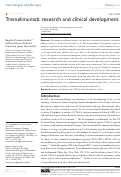 Cover page: Tremelimumab: research and clinical development.