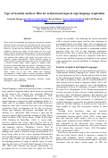 Cover page: Type of iconicity matters: Bias for action-based signs in sign language acquisition