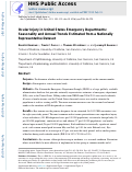 Cover page: Ocular Injury in United States Emergency Departments: Seasonality and Annual Trends&nbsp;Estimated from a Nationally Representative Dataset