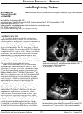 Cover page: Acute Respiratory Distress