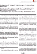 Cover page: Modulation of P2X3 and P2X2/3 Receptors by Monoclonal Antibodies*