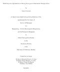 Cover page: Multi-Objective Optimization of Pricing Strategies for Sustainable Transportation