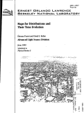 Cover page: Maps for distributions and their time evolution