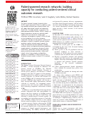 Cover page: Patient-powered research networks: building capacity for conducting patient-centered clinical outcomes research