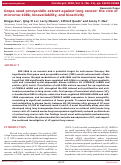 Cover page: Grape seed procyanidin extract against lung cancer: the role of microrna-106b, bioavailability, and bioactivity