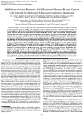 Cover page: Inhibition of trans-retinoic acid-resistant human breast cancer cell growth by retinoid X receptor-selective retinoids.