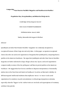 Cover page: Comparing Near Eastern Neolithic Megasites and Southwestern Pueblos: Population Size, Exceptionalism and Historical Trajectories