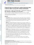 Cover page: Fingerstick glucose monitoring by cognitive impairment status in Veterans Affairs nursing home residents with diabetes.