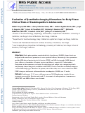 Cover page: Evaluation of Quantitative Imaging Biomarkers for Early‐phase Clinical Trials of Steatohepatitis in Adolescents