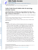 Cover page: Cardiac Protein Kinase D1 ablation alters the myocytes β-adrenergic response