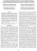 Cover page: Encoding Sequential Information in Vector Space Models of Semantics: Comparing Holographic Reduced Representation and Random Permutation