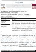 Cover page: Sparse factors for the positive and negative syndrome scale: Which symptoms and stage of illness?