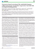 Cover page: Proteomics-based screening of the endothelial heparan sulfate interactome reveals that C-type lectin 14a (CLEC14A) is a heparin-binding protein