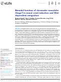 Cover page: Bimodal function of chromatin remodeler Hmga1 in neural crest induction and Wnt-dependent emigration