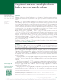 Cover page: Fingolimod treatment in multiple sclerosis leads to increased macular volume.