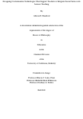 Cover page: Designing Customization Technologies That Support Teachers to Integrate Social Justice into Science Teaching