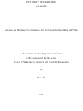 Cover page: Software and Hardware Co-optimization for Deep Learning Algorithms on FPGA