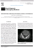 Cover page: Retroperitoneal Hematoma After Femoral Arterial Catheterization