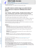 Cover page: Can traffic-related air pollution trigger myocardial infarction within a few hours of exposure? Identifying hourly hazard periods.