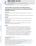 Cover page: Proteome-Wide Characterizations of N 6‑Methyl-Adenosine Triphosphate- and N 6‑Furfuryl-Adenosine Triphosphate-Binding Capabilities of Kinases