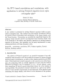 Cover page: Of FFT-based convolutions and correlations, with application to solving Poisson's equation in an open rectangular pipe