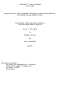 Cover page: Image/Time Series Mining Algorithms: Applications to Developmental Biology, Document Processing and Data Streams