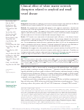 Cover page: Clinical effect of white matter network disruption related to amyloid and small vessel disease