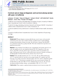 Cover page: Cervical Cancer Stage at Diagnosis and Survival among Women ≥65 Years in California