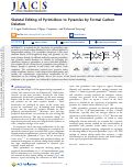 Cover page: Correction to “Skeletal Editing of Pyrimidines to Pyrazoles by Formal Carbon Deletion”