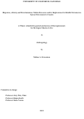 Cover page: Migration, Alterity and Discrimination: Media Discourse and its Implications for Health Outcomes in Syrian Newcomers to Canada