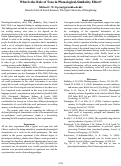 Cover page: What is the Role of Tone in Phonological-Similarity Effect?