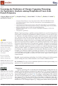 Cover page: Screening for Predictors of Chronic Ciguatera Poisoning: An Exploratory Analysis among Hospitalized Cases from French Polynesia.