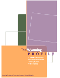 Cover page: The Wyoming Profile: A review of Wyoming's tobacco prevention and control program