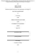 Cover page: Perception and Execution of Biological Motion Adhering to the Two-thirds Power Law: A Comparison Between Autism Spectrum and Typical Development