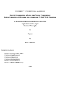 Cover page: Spectral Decomposition in Large Scale Nuclear Computations: Broken Symmetries of Chromium and Astrophysical PF-Shell Weak Transitions