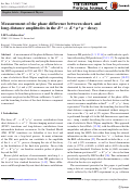 Cover page: Measurement of the phase difference between short- and long-distance amplitudes in the B+→K+μ+μ- decay