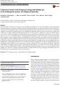 Cover page: Long-term trends in the foraging ecology and habitat use of an endangered species: an isotopic perspective