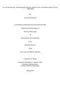 Cover page: Law for the Octopus: Land Monopoly, Property, and the Crises of California Settler Society, 1840-1880