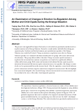 Cover page: An Examination of Changes in Emotion Co-Regulation Among Mother and Child Dyads During the Strange Situation.