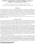 Cover page: Durham AO Real-time Controller (DARC) running on Graphics Processing Units (GPUs)