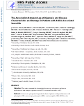 Cover page: The Association Between Age at Diagnosis and Disease Characteristics and Damage in Patients With ANCA-Associated Vasculitis.