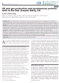 Cover page: Oil and gas production and spontaneous preterm birth in the San Joaquin Valley, CA