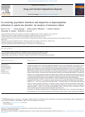 Cover page: Co-occurring psychiatric disorders and disparities in buprenorphine utilization in opioid use disorder: An analysis of insurance claims.