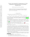 Cover page: Almost Sure Frequency Independence of the Dimension of the Spectrum of Sturmian Hamiltonians