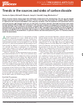 Cover page: Trends in the sources and sinks of carbon dioxide