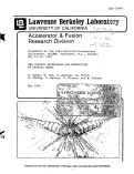 Cover page: NEW CONTROL TECHNIQUES FOR EXTRACTION OF BEVALAC BEAMS